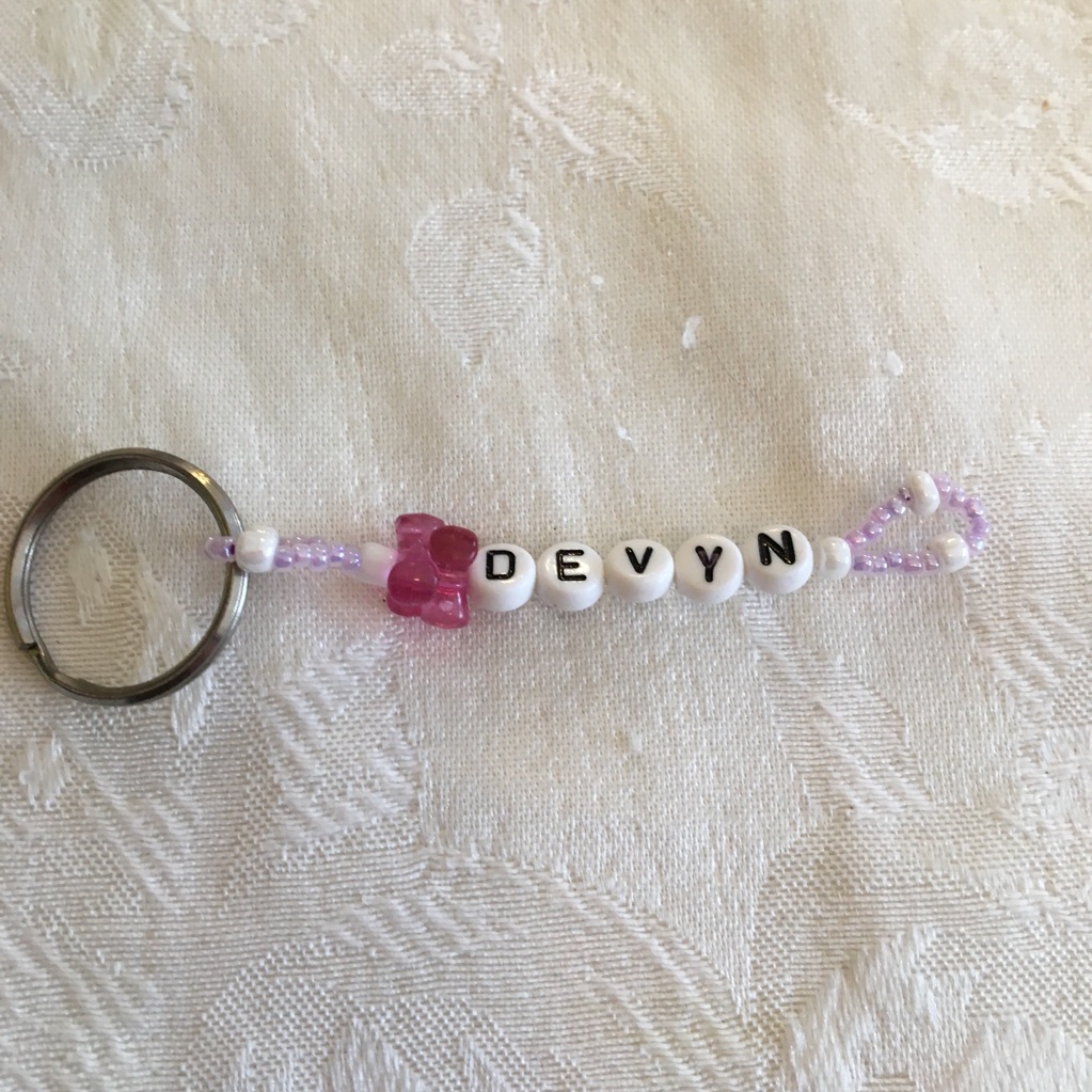 Devyn Personalized Keychain